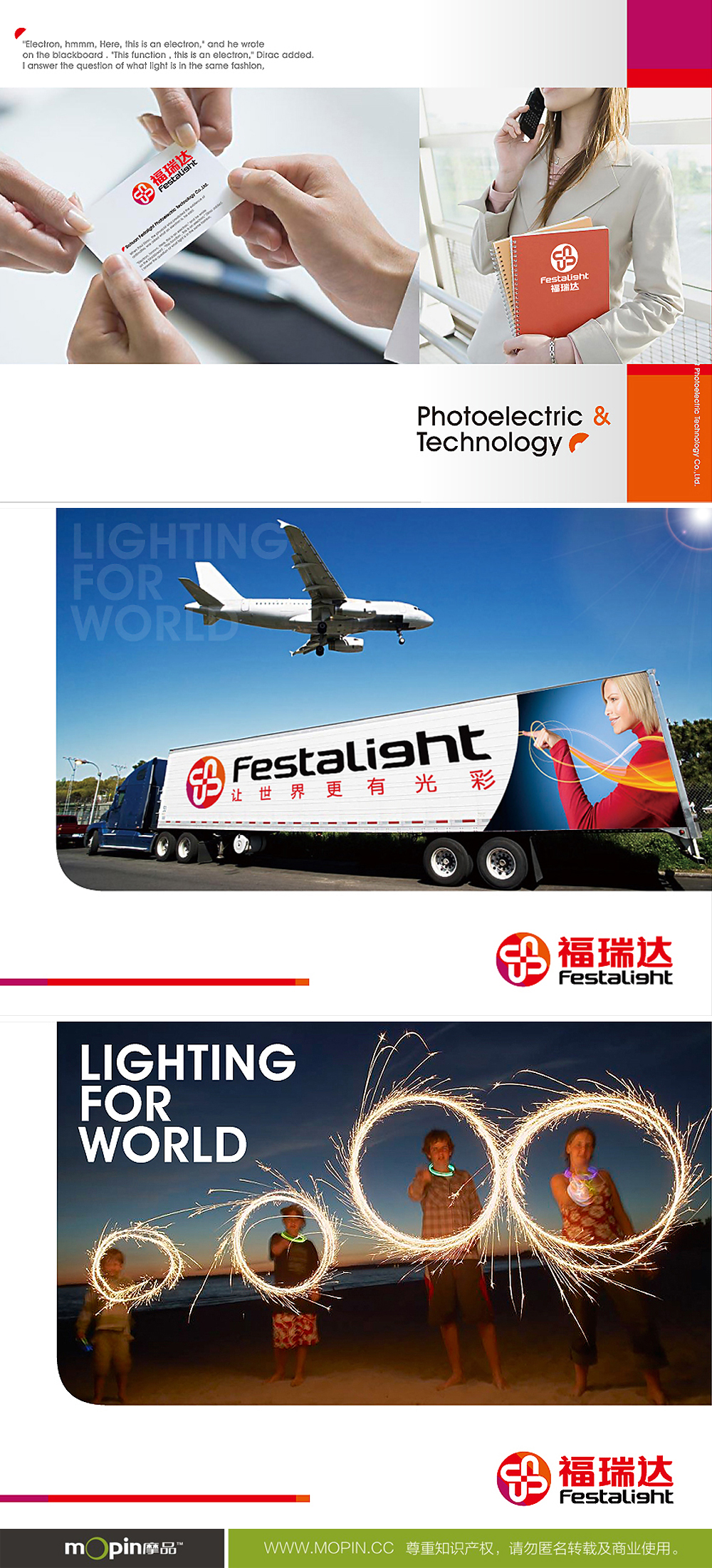 成都摩品,福瑞达光电，企业标志设计,公司VI设计,公司logo设计,企业画册设计,企业网页设计,www.mopin.cc 