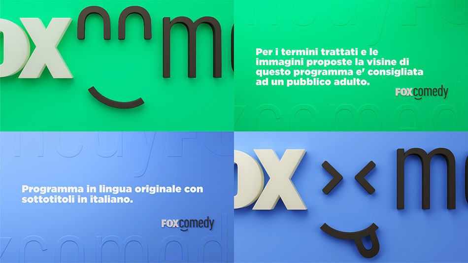 成都摩品设计,Fox Comedy品牌形象,电视台VI设计,成都广告公司,企业标志设计,电视台LOGO设计,企业画册设计,频道包装设计,成都商标设计,平面设计公司,企业网页设计,成都吉祥物设计,专卖店设计,商业空间设计,成都品牌设计,www.mopin.cc 