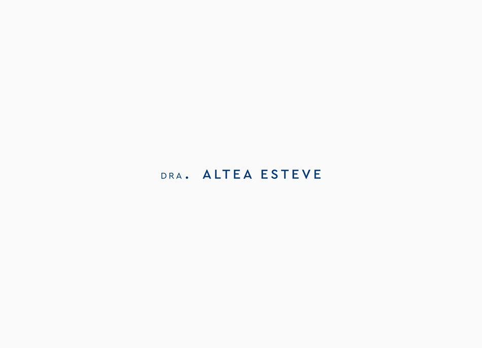 Altea Esteve皮肤科医疗诊所标志LOGO设计,品牌VI设计