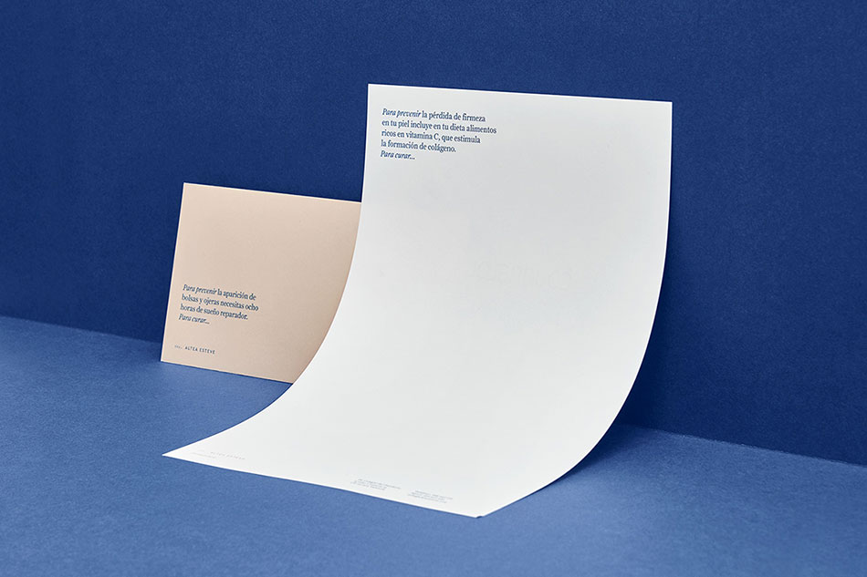 Altea Esteve皮肤科医疗诊所标志LOGO设计,品牌VI设计