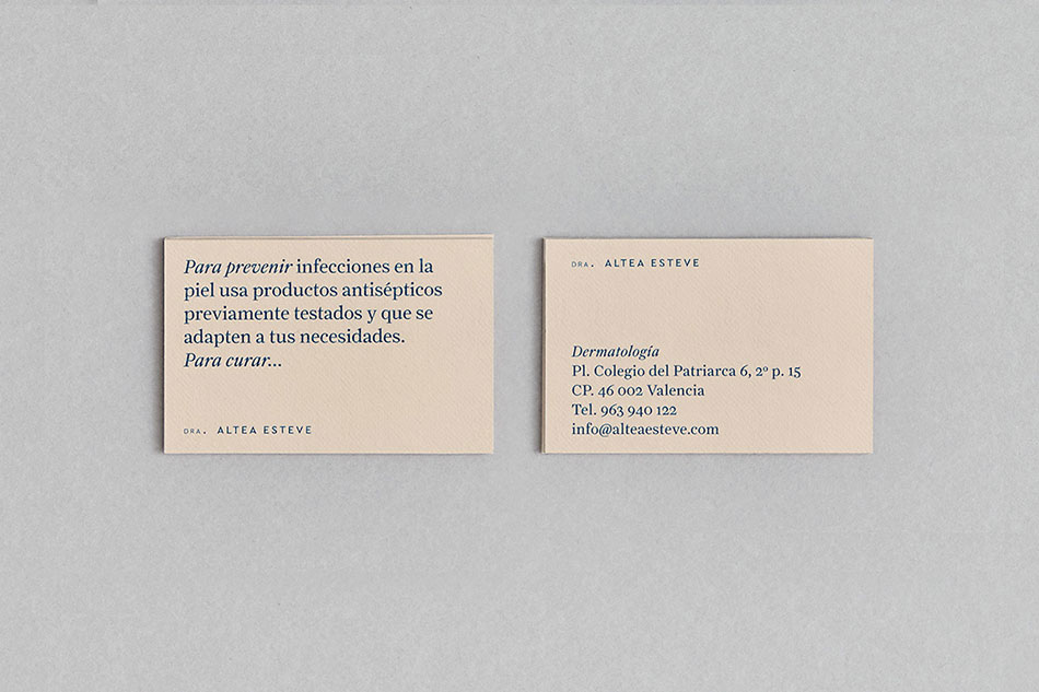 Altea Esteve皮肤科医疗诊所标志LOGO设计,品牌VI设计