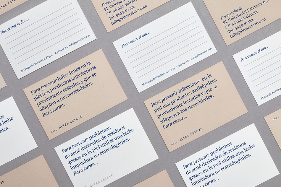 Altea Esteve皮肤科医疗诊所标志LOGO设计,品牌VI设计