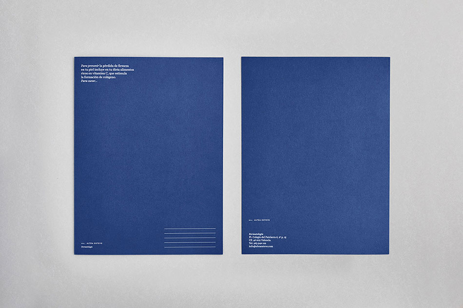 Altea Esteve皮肤科医疗诊所标志LOGO设计,品牌VI设计