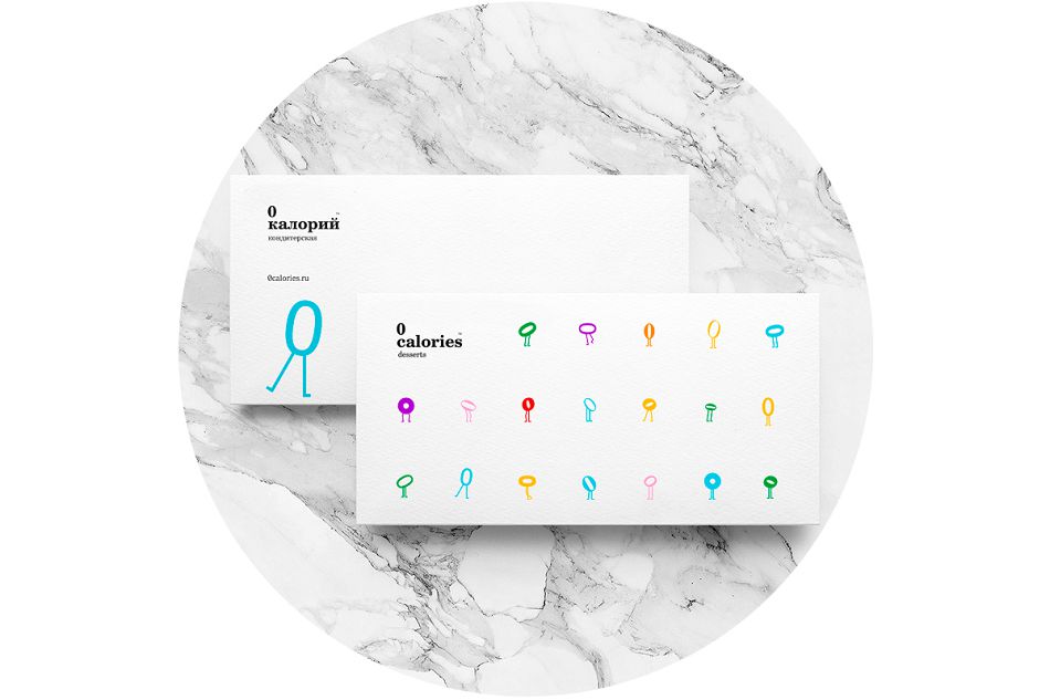 0calories甜点品牌形象设计插画设计