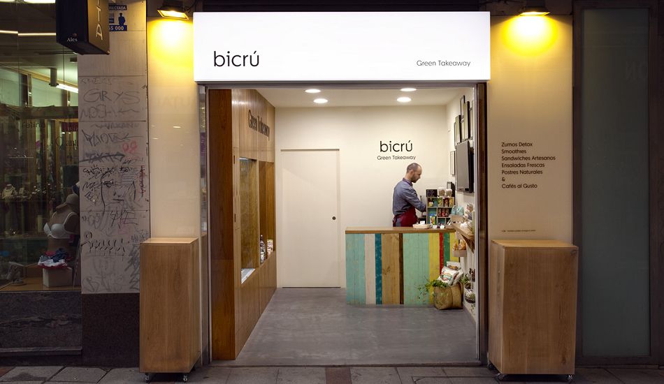Bicrú健康食品公司品牌形象设计,专卖店设计
