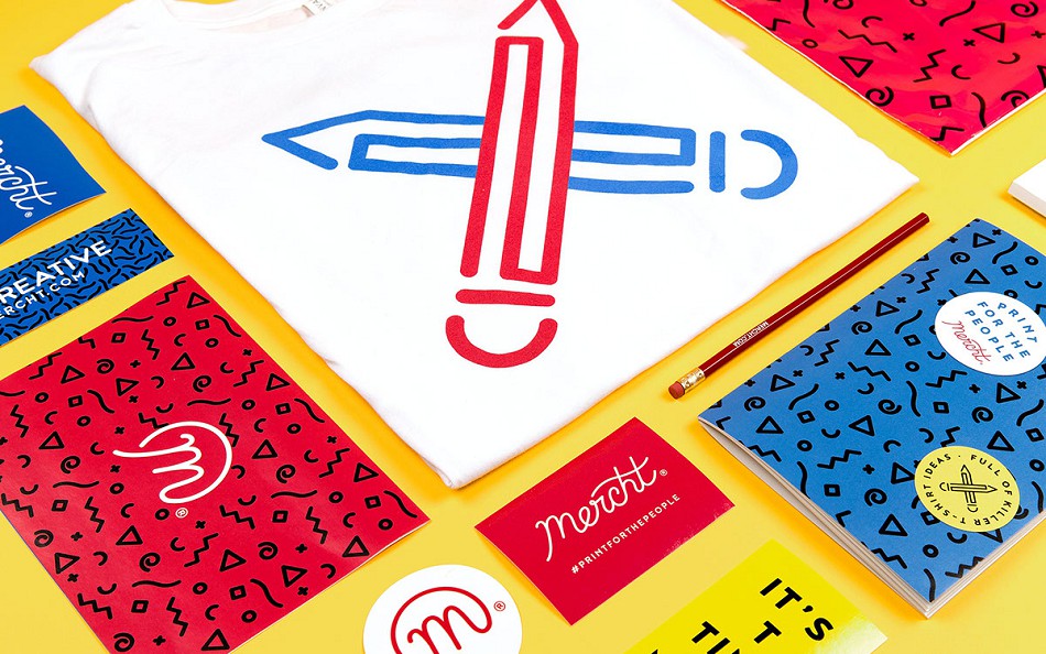 Mercht创意互联网服务公司品牌形象设计,公司VI设计