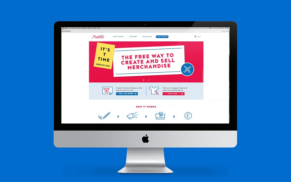 Mercht创意互联网服务公司品牌形象设计,公司VI设计