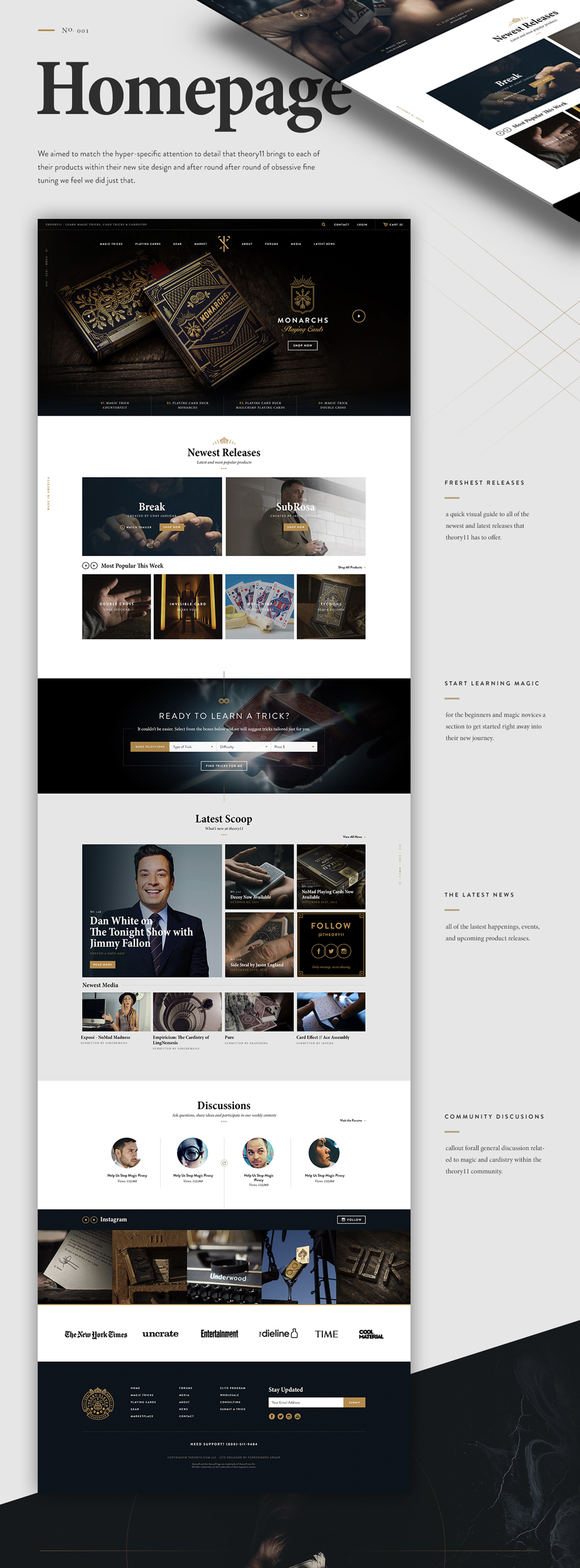 企业网页设计,品牌形象设计,Theory11奢侈游戏卡牌