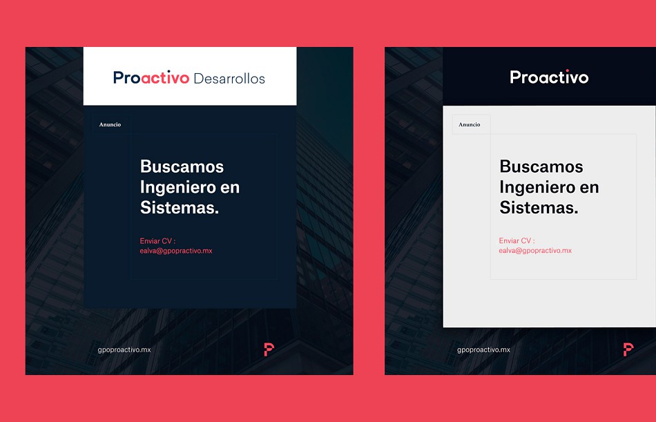 品牌形象设计,公司logo设计,品牌标志设计,Proactivo地产开发公司