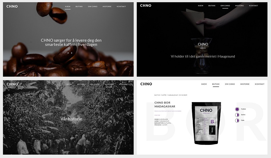 品牌形象设计,公司VI设计,品牌标志设计,产品包装设计,CHNO咖啡品牌连锁店