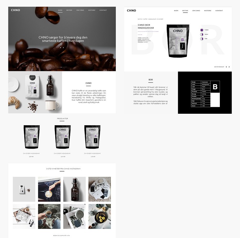 品牌形象设计,公司VI设计,品牌标志设计,产品包装设计,CHNO咖啡品牌连锁店