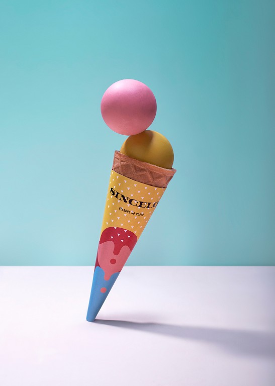 品牌形象设计,公司VI设计,公司logo设计,sincelo冰淇淋连锁店