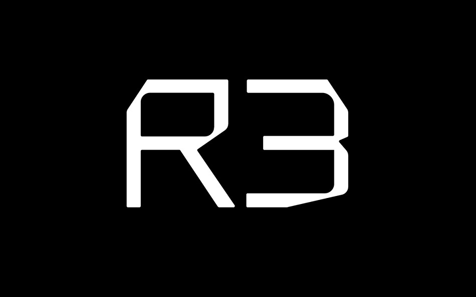 
成都摩品标志设计公司,R3建筑设计公司品牌VI设计，标志LOGO设计