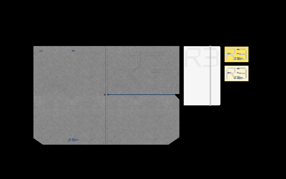 
成都摩品标志设计公司,R3建筑设计公司品牌VI设计，标志LOGO设计