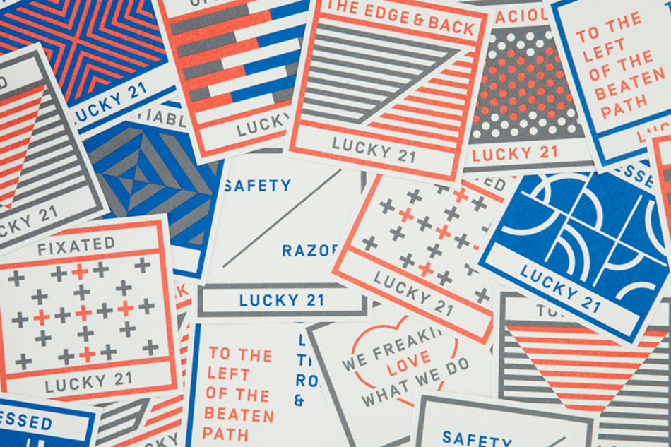 成都摩品VI设计公司-LUCKY 21企业VI形象设计欣赏