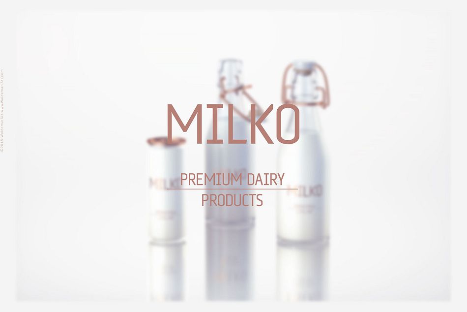 成都摩品品牌形象包装设计-MILKO-Super-premium Dairy Products乳制品牛奶瓶设计分享