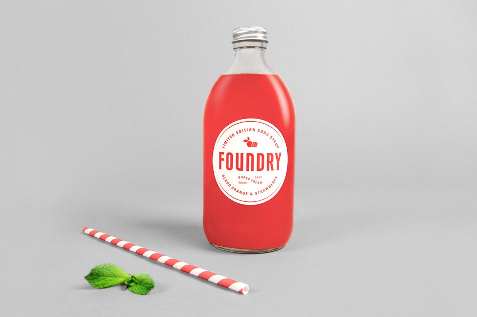 成都摩品包装设计公司-Foundry Soda Syrup苏打汽水糖浆品牌包装设计欣赏
