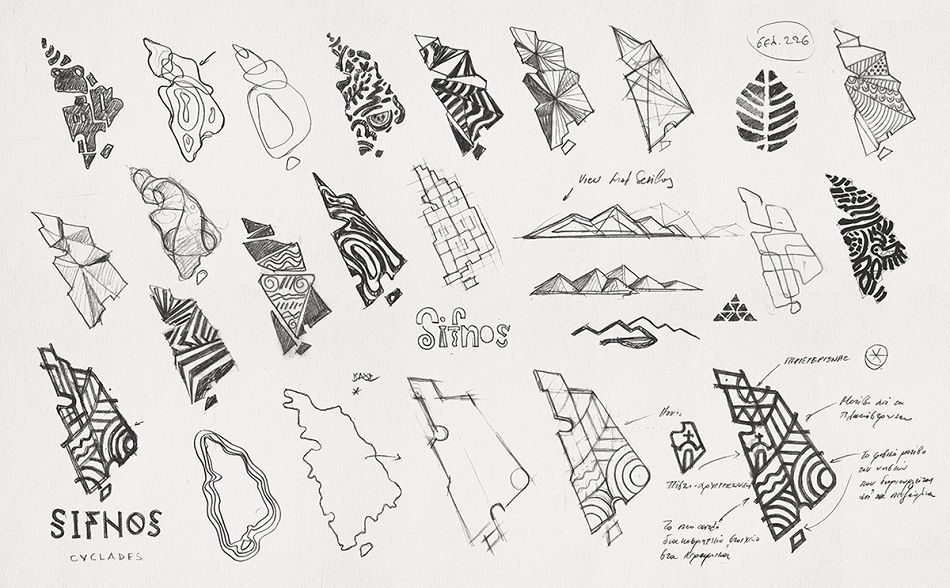 成都摩品品牌设计公司-Sifnos Island视觉识别设计欣赏