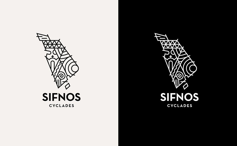 成都摩品品牌设计公司-Sifnos Island视觉识别设计欣赏