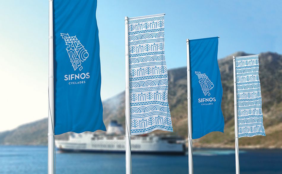 成都摩品品牌设计公司-Sifnos Island视觉识别设计欣赏